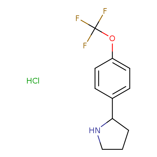 FC(Oc1ccc(cc1)C1CCCN1)(F)F.Cl