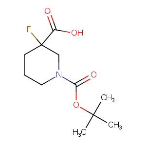 O=C(N1CCCC(C1)(F)C(=O)O)OC(C)(C)C