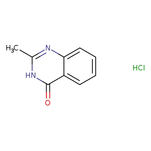 Cc1nc2ccccc2c(=O)[nH]1.Cl