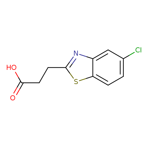 OC(=O)CCc1nc2c(s1)ccc(c2)Cl