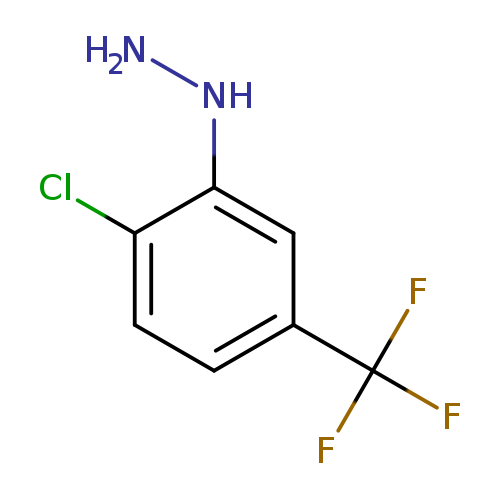 NNc1cc(ccc1Cl)C(F)(F)F