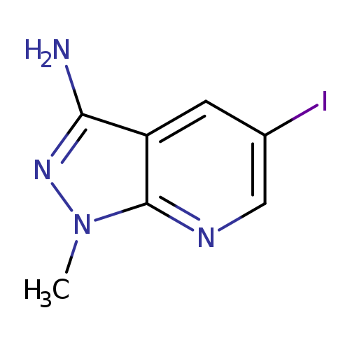 Cn1nc(c2c1ncc(c2)I)N