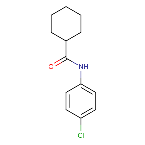 O=C(C1CCCCC1)Nc1ccc(cc1)Cl