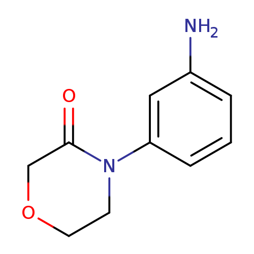 Nc1cccc(c1)N1CCOCC1=O