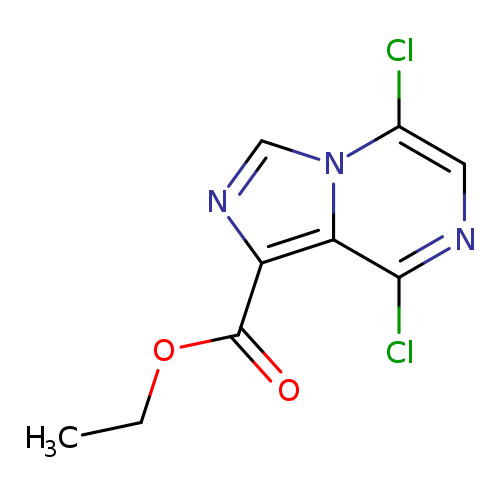 CCOC(=O)c1ncn2c1c(Cl)ncc2Cl