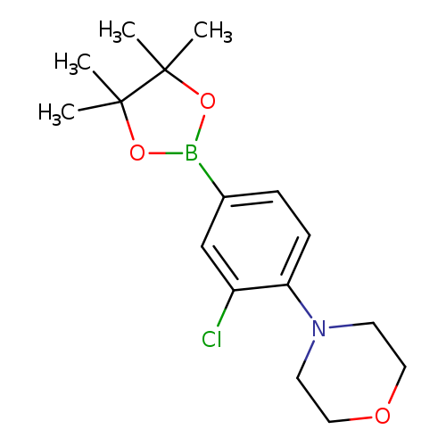 Clc1cc(ccc1N1CCOCC1)B1OC(C(O1)(C)C)(C)C