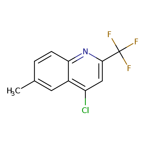 Cc1ccc2c(c1)c(Cl)cc(n2)C(F)(F)F