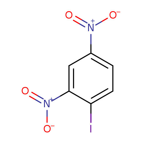 [O-][N+](=O)c1ccc(c(c1)[N+](=O)[O-])I