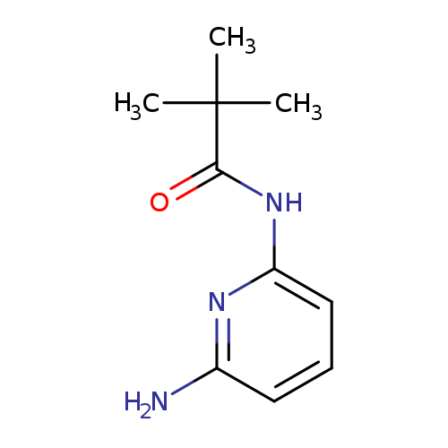 O=C(C(C)(C)C)Nc1cccc(n1)N