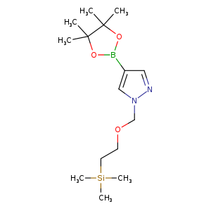 C[Si](CCOCn1ncc(c1)B1OC(C(O1)(C)C)(C)C)(C)C