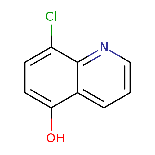 Oc1ccc(c2c1cccn2)Cl