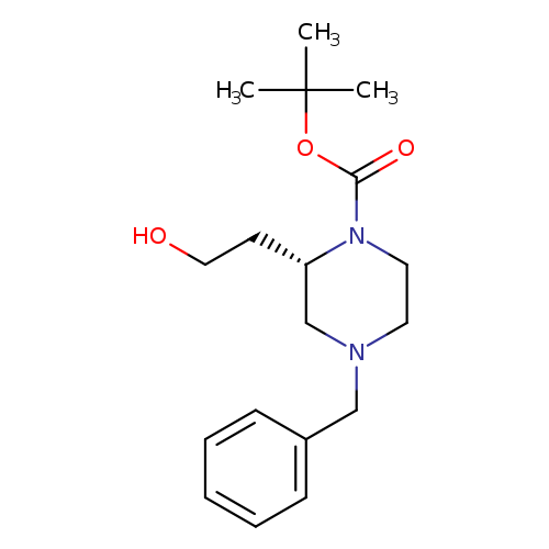 OCC[C@H]1CN(CCN1C(=O)OC(C)(C)C)Cc1ccccc1