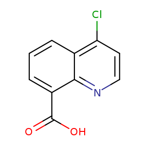 OC(=O)c1cccc2c1nccc2Cl