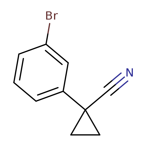 N#CC1(CC1)c1cccc(c1)Br