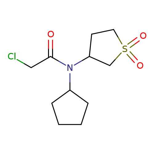 ClCC(=O)N(C1CCS(=O)(=O)C1)C1CCCC1
