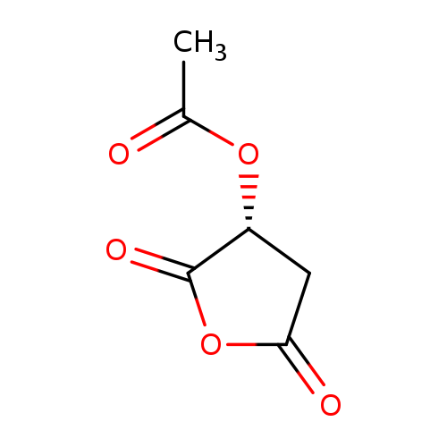 CC(=O)O[C@@H]1CC(=O)OC1=O