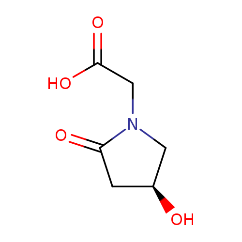 O[C@H]1CC(=O)N(C1)CC(=O)O