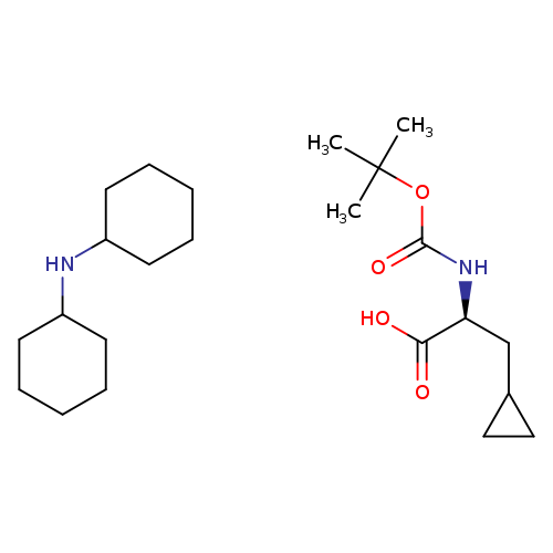 C1CCC(CC1)NC1CCCCC1.O=C(OC(C)(C)C)N[C@H](C(=O)O)CC1CC1