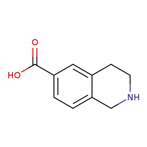 OC(=O)c1ccc2c(c1)CCNC2