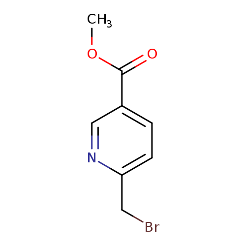 COC(=O)c1ccc(nc1)CBr