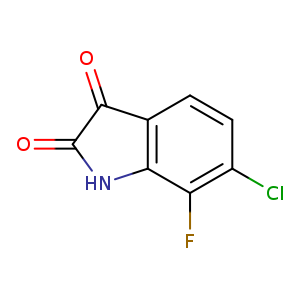 O=C1C(=O)Nc2c1ccc(c2F)Cl