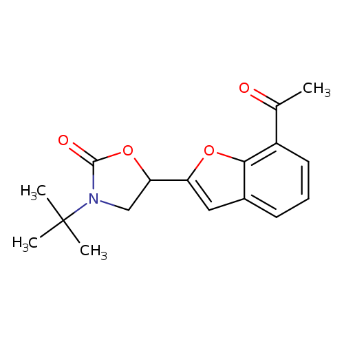 O=C1OC(CN1C(C)(C)C)c1cc2c(o1)c(ccc2)C(=O)C
