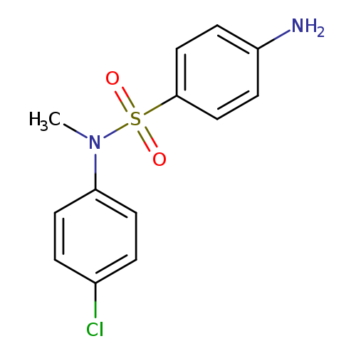 Nc1ccc(cc1)S(=O)(=O)N(c1ccc(cc1)Cl)C