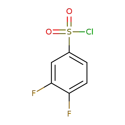 Fc1ccc(cc1F)S(=O)(=O)Cl