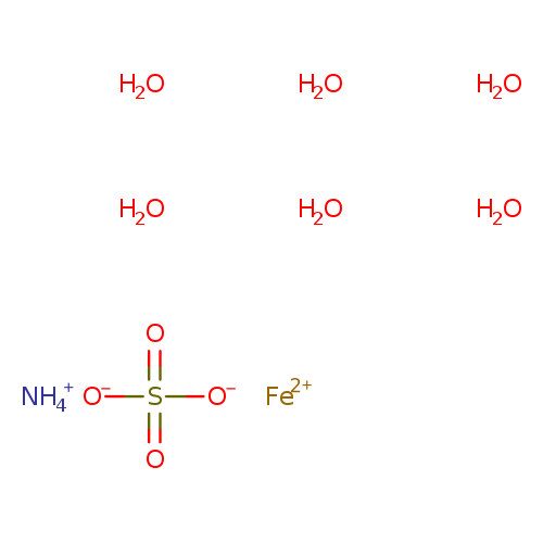 [O-]S(=O)(=O)[O-].O.O.O.O.O.O.[Fe+2].[NH4+]
