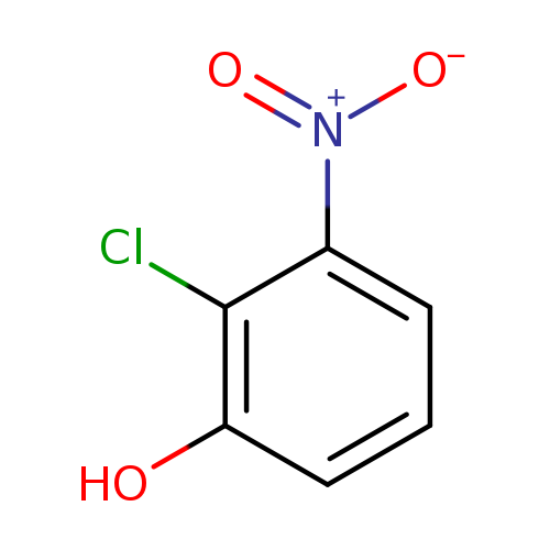 [O-][N+](=O)c1cccc(c1Cl)O