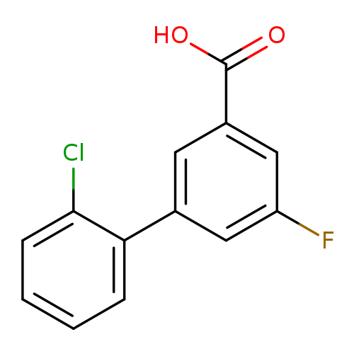 Fc1cc(cc(c1)c1ccccc1Cl)C(=O)O