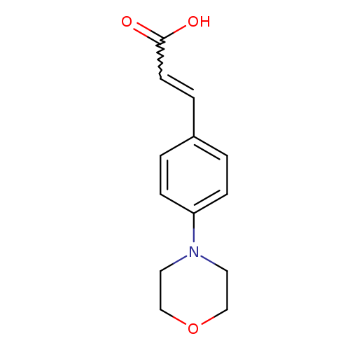 OC(=O)C=Cc1ccc(cc1)N1CCOCC1