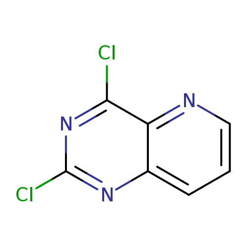 Clc1nc2cccnc2c(n1)Cl