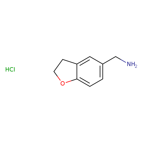 NCc1ccc2c(c1)CCO2.Cl