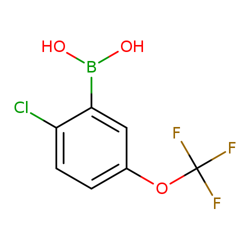 OB(c1cc(ccc1Cl)OC(F)(F)F)O
