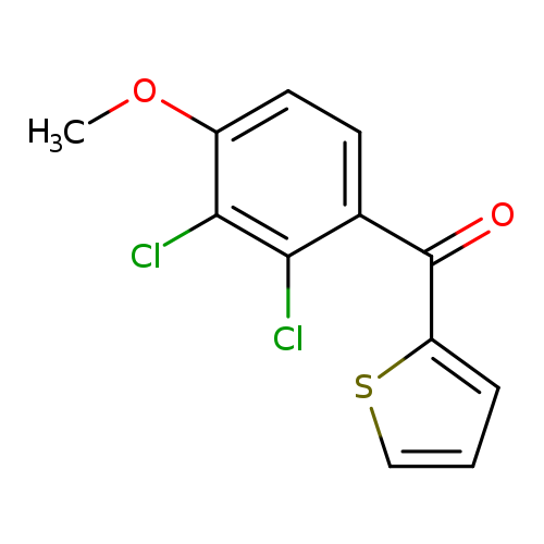 COc1ccc(c(c1Cl)Cl)C(=O)c1cccs1