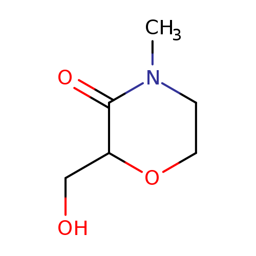 CN1CCOC(C1=O)CO