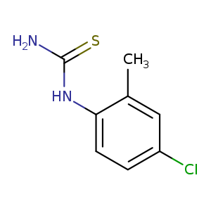 NC(=S)Nc1ccc(cc1C)Cl