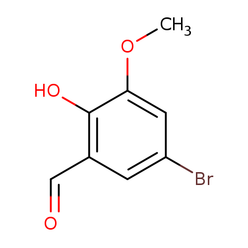 COc1cc(Br)cc(c1O)C=O