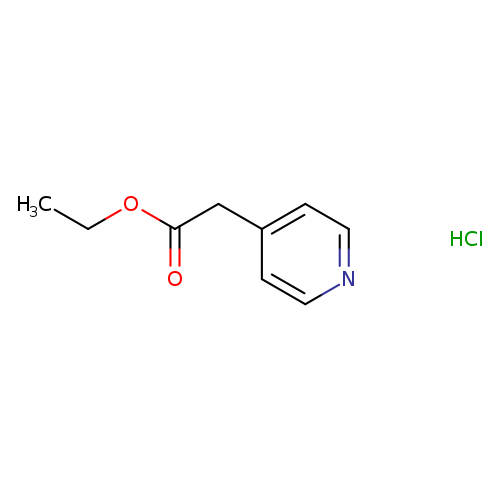 CCOC(=O)Cc1ccncc1.Cl