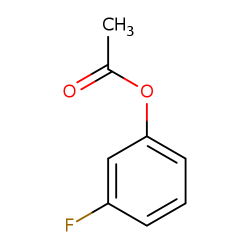 CC(=O)Oc1cccc(c1)F