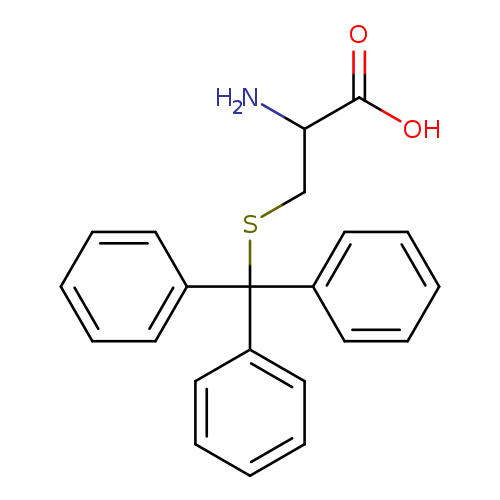 NC(C(=O)O)CSC(c1ccccc1)(c1ccccc1)c1ccccc1