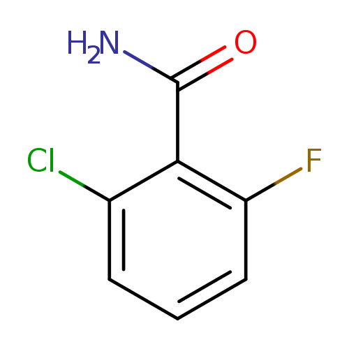 NC(=O)c1c(F)cccc1Cl