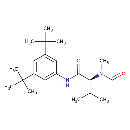 O=CN([C@H](C(=O)Nc1cc(cc(c1)C(C)(C)C)C(C)(C)C)C(C)C)C