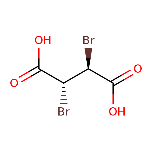 Br[C@H]([C@@H](C(=O)O)Br)C(=O)O