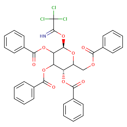 O=C(c1ccccc1)O[C@H]1C(COC(=O)c2ccccc2)O[C@@H](C(C1OC(=O)c1ccccc1)OC(=O)c1ccccc1)OC(=N)C(Cl)(Cl)Cl