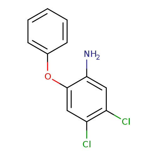 Nc1cc(Cl)c(cc1Oc1ccccc1)Cl