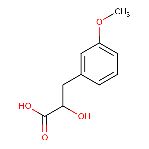 COc1cccc(c1)CC(C(=O)O)O