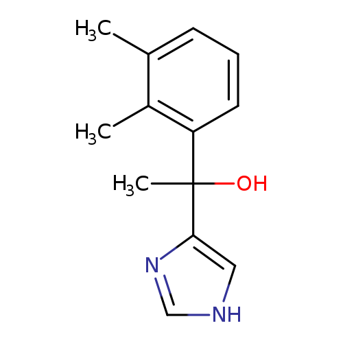 Cc1cccc(c1C)C(c1c[nH]cn1)(O)C