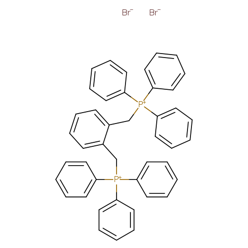 c1ccc(c(c1)C[P+](c1ccccc1)(c1ccccc1)c1ccccc1)C[P+](c1ccccc1)(c1ccccc1)c1ccccc1.[Br-].[Br-]